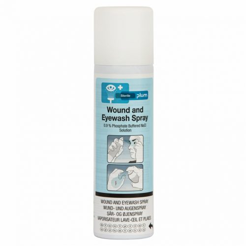 Plum Sebtisztító és szemkimosó spray (0.9% foszfát puffer és nátrium-klorid oldattal), 200 ml