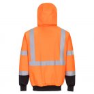 B315OBR4XL Portwest Hi-Vis kéttónusú kapucnis pulóver