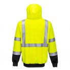 B315YBR4XL Portwest Hi-Vis kéttónusú kapucnis pulóver