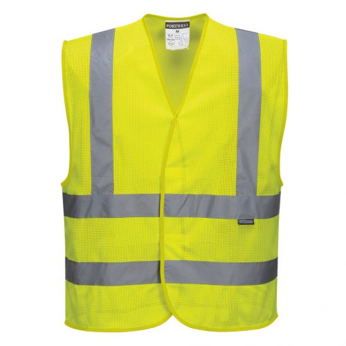 C370YERL/XL Portwest Hi-Vis MeshAir szellőző mellény