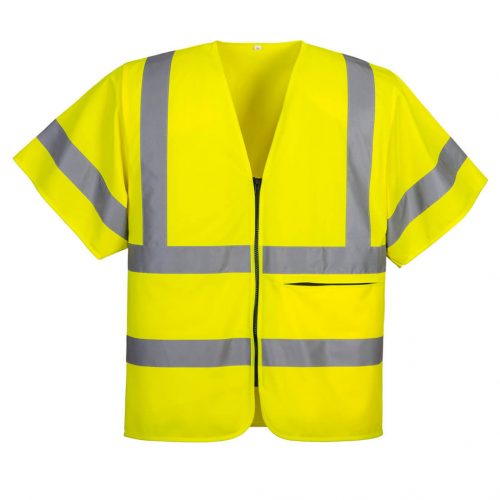 C372YERXXXL Portwest Half Sleeve Zip Vest