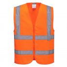 C375ORRL Portwest Hi-Vis cipzáras mellény