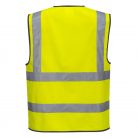 C375YERL Portwest Hi-Vis cipzáras mellény