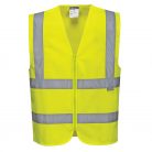 C375YERXXL Portwest Hi-Vis cipzáras mellény