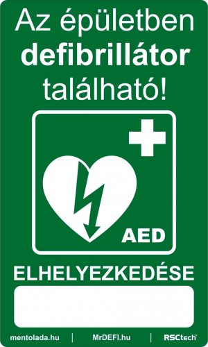 DEFIBRILLÁTOR AZ ÉPÜLETBEN MATRICA