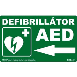 DEFIBRILLÁTOR IRÁNYÍTÓ MATRICA - BAL