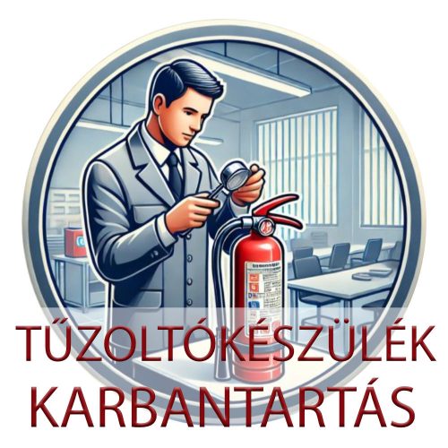 Tűzoltó készülék alapkarbantartás - irodánkban