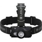 LEDLENSER MH8 outdoor tölthető LED fejlámpa 600lm/200m, RGB, 1xLi-ion, fekete