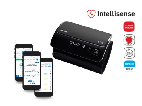 OMRON EVOLV Intellisense felkaros okos-vérnyomásmérő Bluetooth adatátvitellel