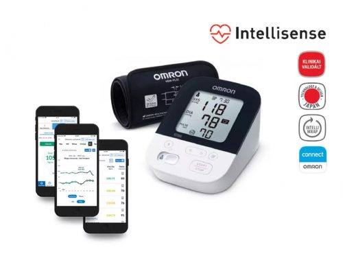 OMRON M4 Intelli IT Intellisense felkaros okos-vérnyomásmérő Bluetooth adatátvitellel