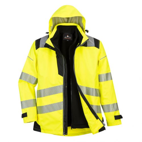 PW365YBRM Portwest PW3 Hi-Vis 3-in-1 kabát