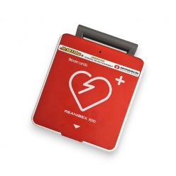   BEXEN REANIBEX 100 FÉLAUTOMATA DEFIBRILLÁTOR DUÁL ELEKTRÓDÁVAL, ellátást segítő utasításokkal