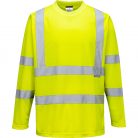 S178YERM Portwest Hi-Vis hosszú ujjú póló