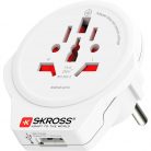 SKROSS 1.500266 World to Europe USB - csatlakozó átalakító európába utazóknak + USB