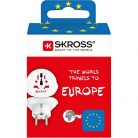 SKROSS 1.500211-E World to Europe - csatlakozó átalakító európába utazóknak